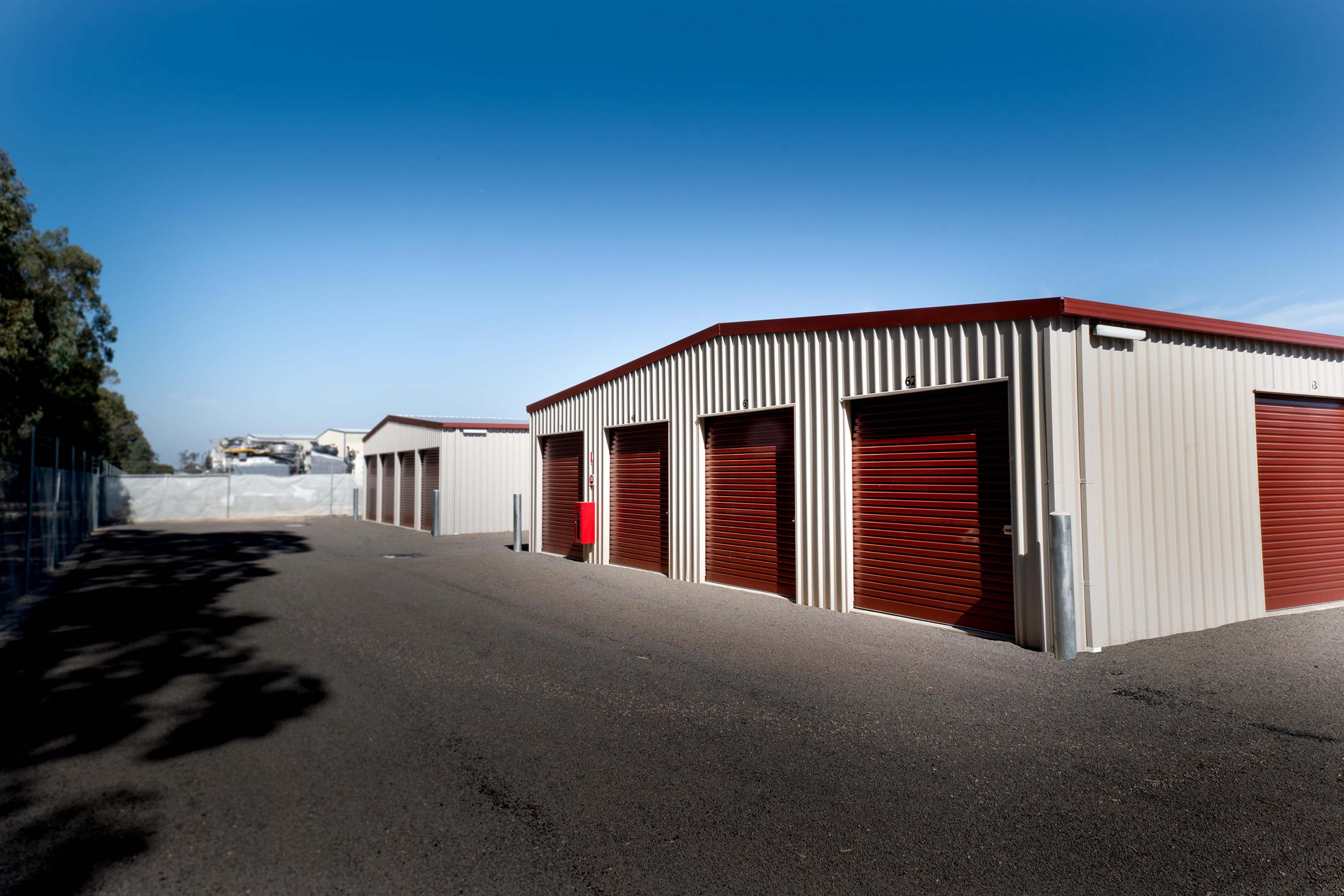 Back of Murrell Street Storage Sheds Wangaratta
